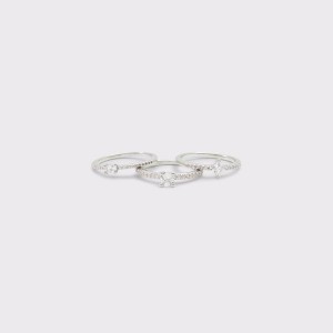 Anillos Aldo Baily Mujer Plateadas Multicolor | 057WHNSKD
