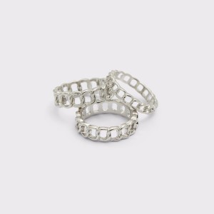 Anillos Aldo Blinkedup Mujer Plateadas | 879QWBKZY