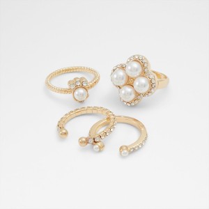 Anillos Aldo Eleimeth Mujer Doradas Multicolor | 637BUZREA