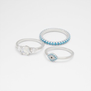 Anillos Aldo Essendon Mujer Plateadas Multicolor | 146DQUHVN