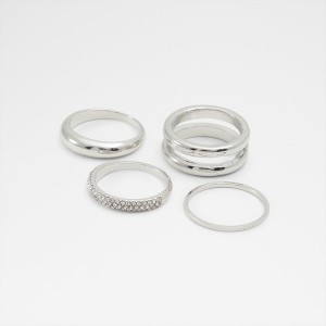 Anillos Aldo Kaemeth Mujer Plateadas Multicolor | 560KNBDRV