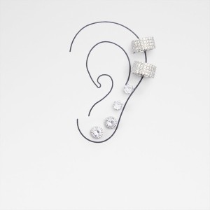 Aretes Aldo Babellia Mujer Plateadas Multicolor | 210DTLZCR