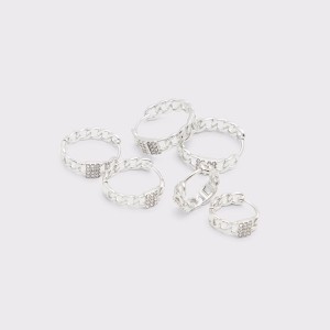 Aretes Aldo Maoni Mujer Plateadas Multicolor | 132FWUSOD