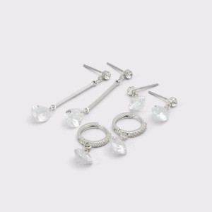 Aretes Aldo Wickney Mujer Plateadas Multicolor | 436MOUVRB