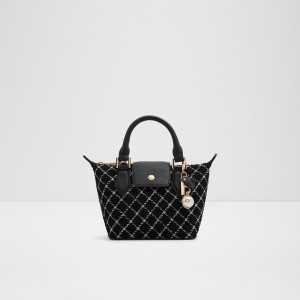 Bolsa de Mano Aldo Aislin Mujer Negras Blancas | 561XJALKW
