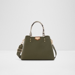 Bolso Satchel Aldo Caraever Mujer Kaki | 896KWLYPO