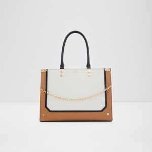 Bolso Satchel Aldo Catyla Mujer Beige | 741NRXZGV