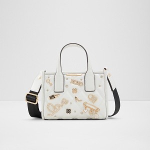 Bolso Satchel Aldo Keylani Mujer Negras Blancas | 809LBFAIO