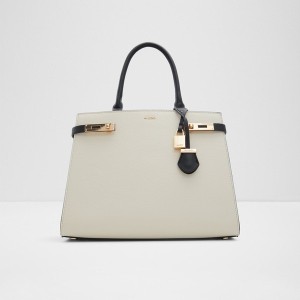 Bolso Satchel Aldo Manilla Mujer Negras Blancas | 213VYGPHS