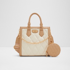 Bolso Satchel Aldo Namari Mujer Beige | 972YTZKHP