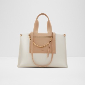 Bolso Satchel Aldo Sibyl Mujer Beige | 501CNBFGY