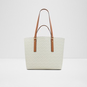 Bolso Tote Aldo Cibrian Mujer Beige | 981FJQZHK