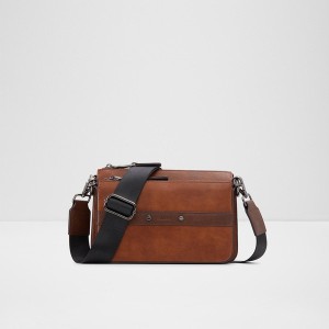 Bolsos Cruzados Aldo Leif Hombre Marrones | 867LROZCS