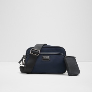 Bolsos Cruzados Aldo Lunzer Hombre Azul Marino | 648UQLHDP
