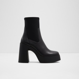 Botas de Tacon Aldo Cheviel Mujer Negras | 310GNECRI