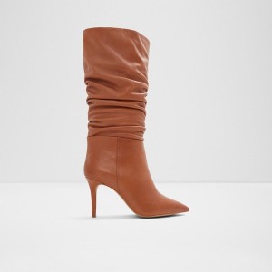 Botas de Tacon Aldo Jala Mujer Marrones | 647MJBLAK