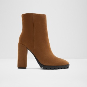 Botas de Tacon Aldo Umarwen Mujer Marrones Oscuro | 193DLPGXU
