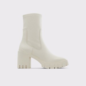 Botas de Tacon Aldo Upstage Mujer Blancas | 740MYAPEV