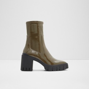 Botas de Tacon Aldo Upstage Mujer Kaki | 213TMSPON
