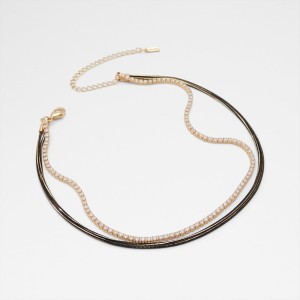 Collares Aldo Galine Mujer Negras Doradas Multicolor | 685COLNWZ