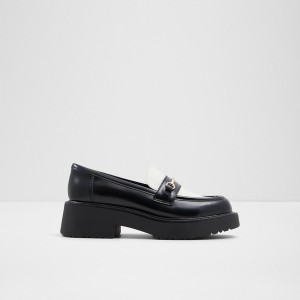 Mocasines Aldo Grundgens Mujer Blancas Negras | 137IVXTFP