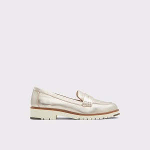 Mocasines Aldo Ibreda Mujer Plateadas | 789OLGUMF