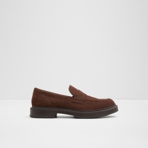 Mocasines Aldo Niko Hombre Marrones Oscuro | 097MWKASF