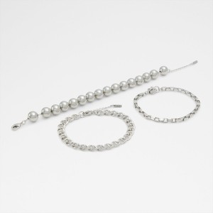 Pulseras Aldo Kennerley Mujer Plateadas | 873GHUZXM