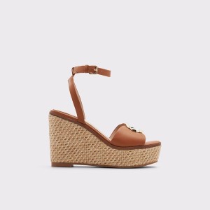 Sandalias Aldo Carrabriria Mujer Marrones | 650WRFMEQ