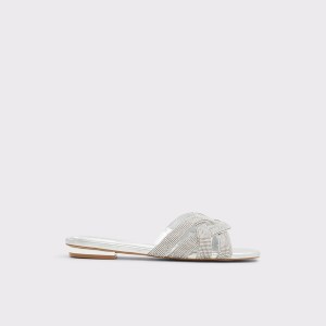 Sandalias Aldo Corally Mujer Plateadas | 528NSAITW