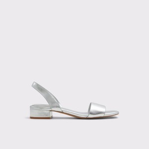 Sandalias Aldo Dorenna Mujer Plateadas | 659KTLCSI