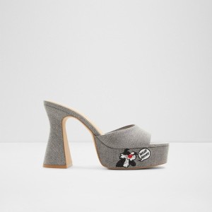 Sandalias Aldo Ltplatform Mujer Gris Oscuro | 085AQHMBW