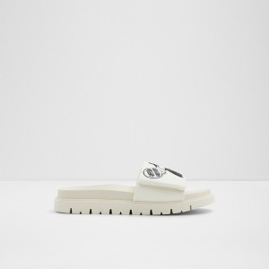 Sandalias Aldo Ltslides Mujer Blancas | 802EUDYBO