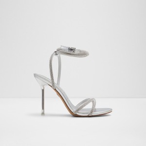 Sandalias Aldo Manaelden Mujer Plateadas | 957WHLGTN