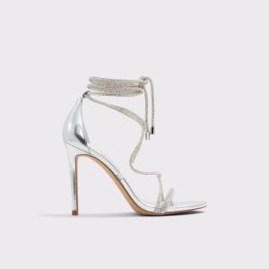 Sandalias Aldo Marly Mujer Plateadas | 921KILJTA