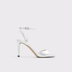 Sandalias Aldo Sake Mujer Plateadas | 201SFNJVP