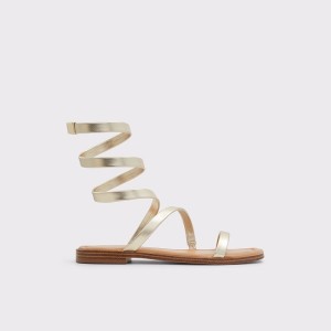 Sandalias Aldo Spinella Mujer Doradas | 072CYQWOZ