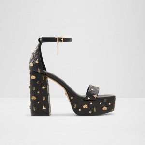 Sandalias Aldo Takeflight Mujer Negras | 984DIKPMS