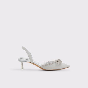 Tacones Aldo Boucletta Mujer Plateadas | 902JBWHQN