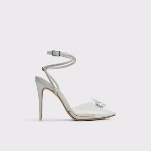 Tacones Aldo Chrysalis Mujer Plateadas | 735BCYXMU
