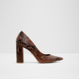 Tacones Aldo Javabriryn Mujer Marrones Oscuro | 398IHOECB