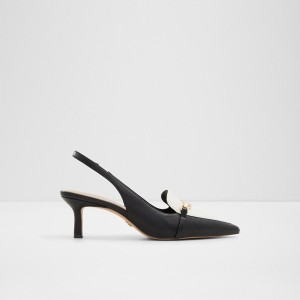 Tacones Aldo Mathilde Mujer Negras Blancas | 079KXNWSY