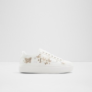Zapatillas Aldo Pearlwing Mujer Blancas | 928NTLMRO