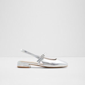 Zapatos Planos Aldo Huguette Mujer Plateadas | 840EXSMFJ